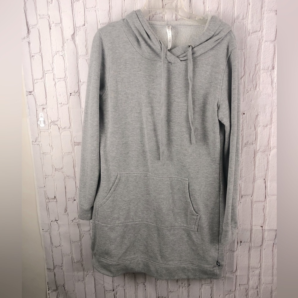 Fabletics gray pullover hooded sweatshirt size small